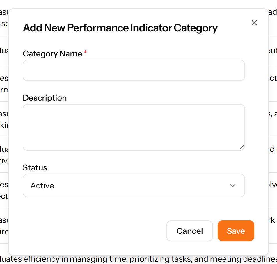 The Add Category form